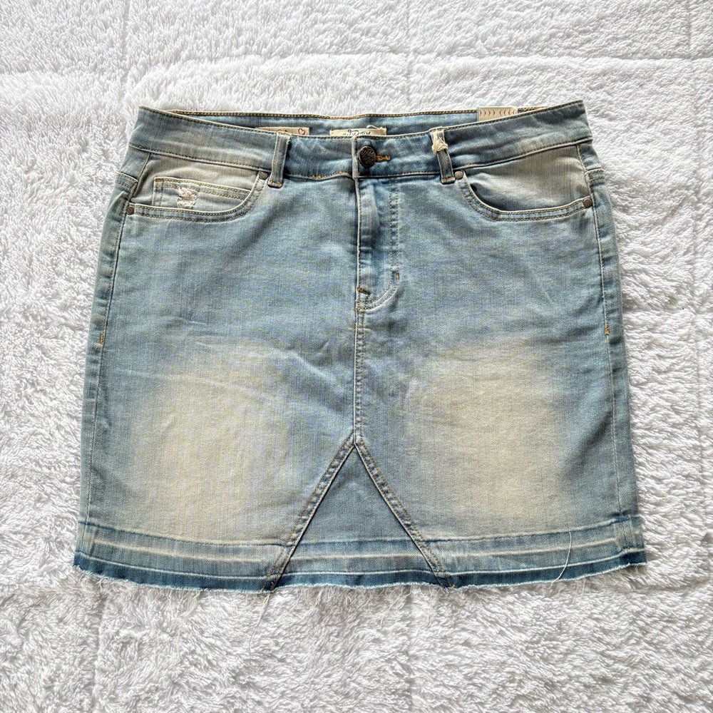 Wild Blue denim mini skirt
